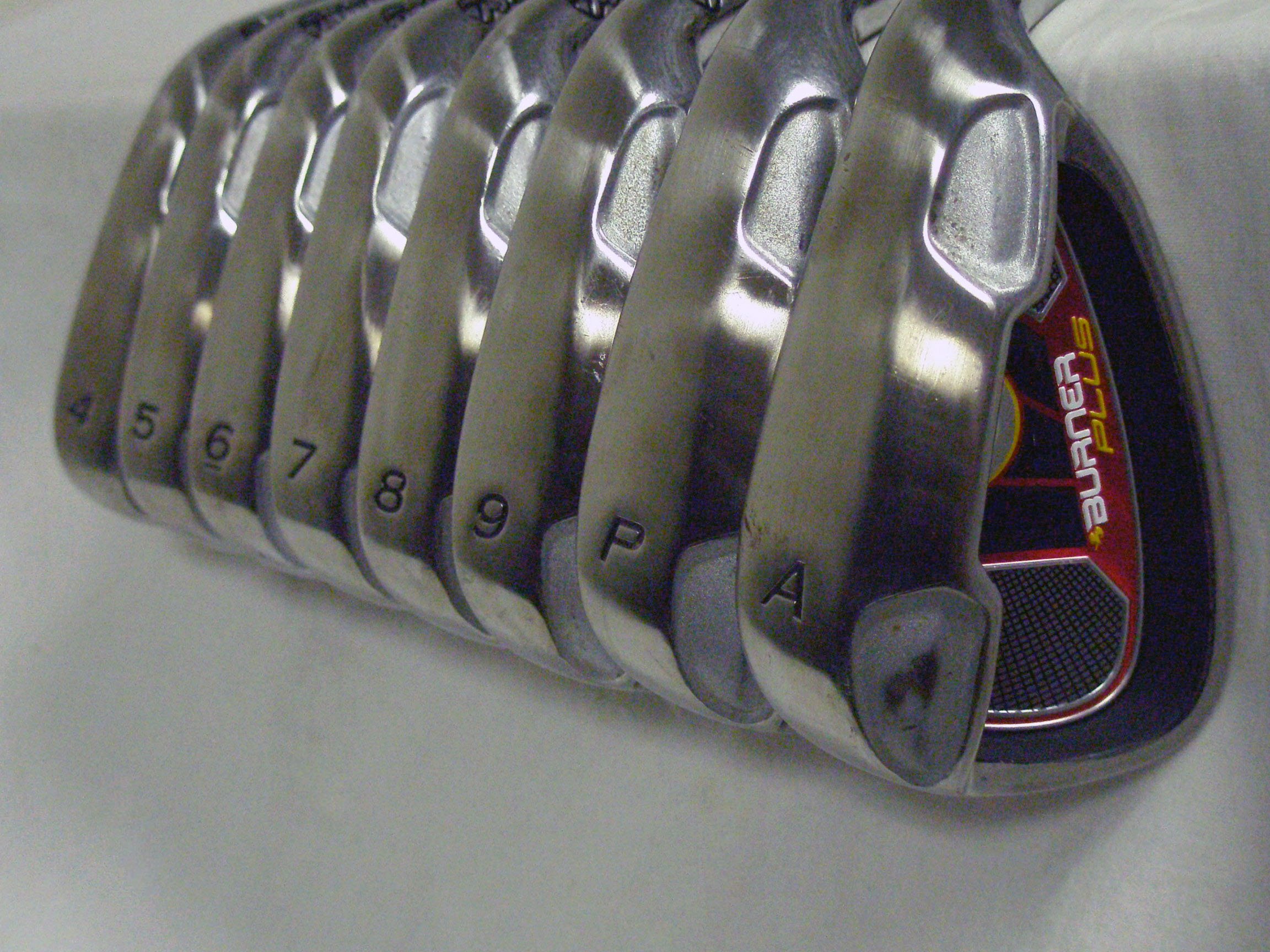 TaylorMade - 名器 BURNER PLUS 9本セット S 〝グリップ24.11月交換済〟 Amazon.co.jp: [Used Item] TaylorMade Iron Set Burner Iron
